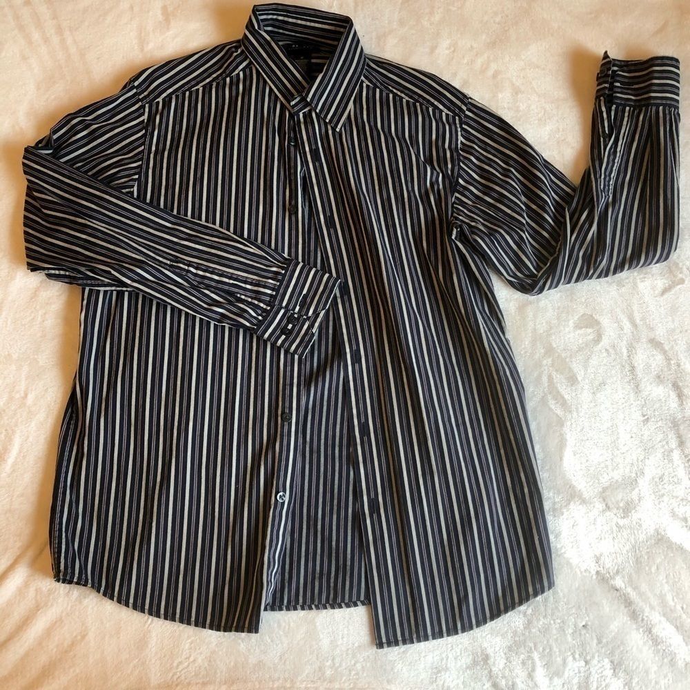 *531 Axcess Stripped Button Down
